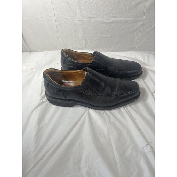 ECCO Seattle Slip On Loafers Black Leather size US 8 Eu 42 - Picture 14 of 15